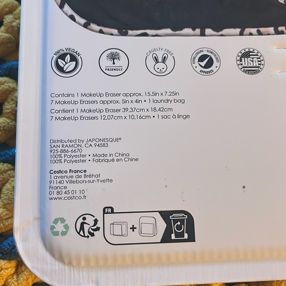 Original Makeup Eraser 7 day set + 1 FULL size + Laundry Bag - Picture 3 of 4